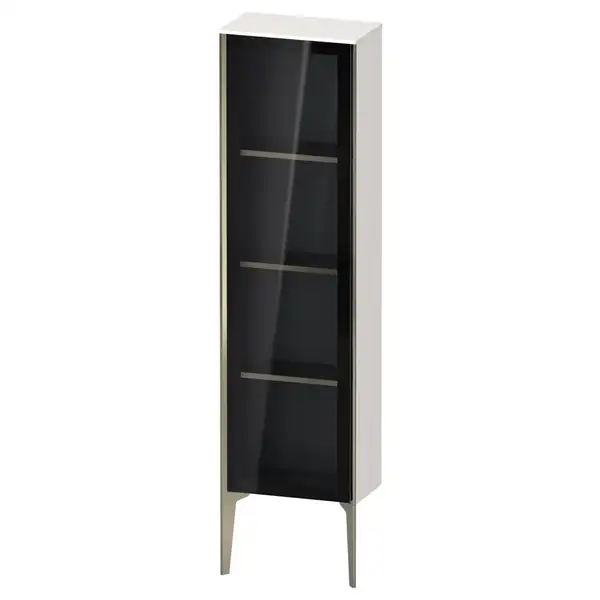 Шкафчик напольный со стеклянными дверцами Duravit XViu 40 x 24 х h157 см, белый глянцевый (XV1365LB122) фото 1 Aquada.com.ua Шкафчик напольный со стеклянными дверцами Duravit XViu 40 x 24 х h157 см, белый глянцевый (XV1365LB122) фото 1 Aquada.com.ua