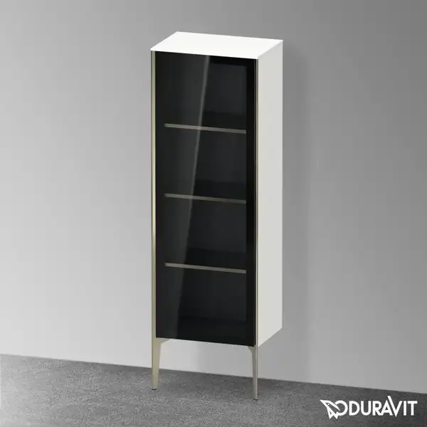Шкафчик напольный со стеклянными дверцами Duravit XViu 50 x 36 х h157 см, белый глянцевый (XV1368LB122) фото 2 Aquada.com.ua Шкафчик напольный со стеклянными дверцами Duravit XViu 50 x 36 х h157 см, белый глянцевый (XV1368LB122) фото 2 Aquada.com.ua