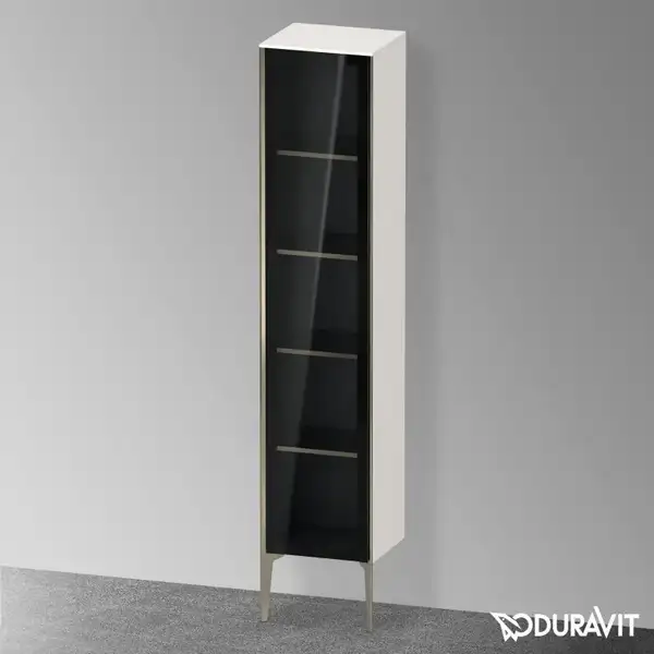 Шкафчик напольный со стеклянными дверцами Duravit XViu 40 x 36 х h201 см, белый глянцевый (XV1375LB122) фото 2 Aquada.com.ua Шкафчик напольный со стеклянными дверцами Duravit XViu 40 x 36 х h201 см, белый глянцевый (XV1375LB122) фото 2 Aquada.com.ua