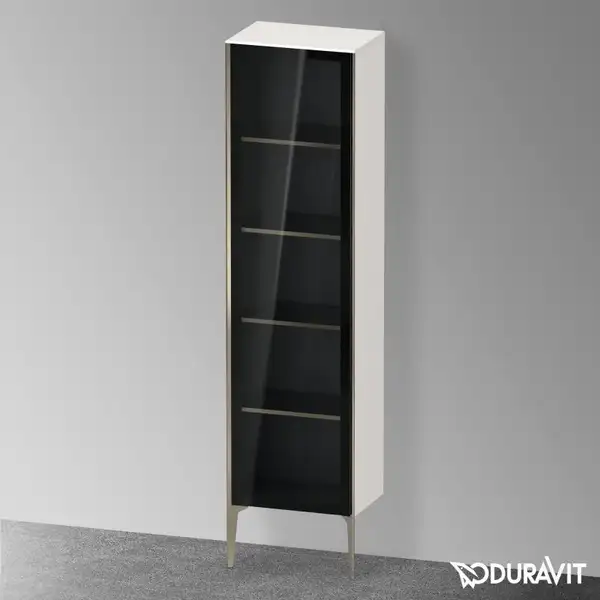 Шкафчик напольный со стеклянными дверцами Duravit XViu 50 x 36 х h201 см, белый глянцевый (XV1376LB122) фото 2 Aquada.com.ua Шкафчик напольный со стеклянными дверцами Duravit XViu 50 x 36 х h201 см, белый глянцевый (XV1376LB122) фото 2 Aquada.com.ua