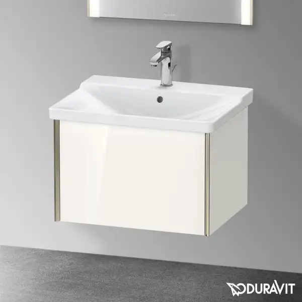 Тумба подвесная под раковину Duravit XViu 61 x 46,9 см, белый глянцевый (XV40150B122) фото 2 Aquada.com.ua