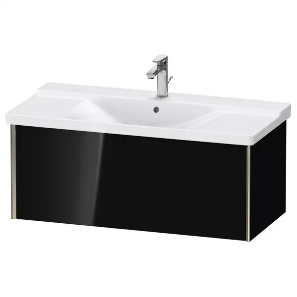 Тумба подвесная под раковину Duravit XViu 101 x 46,9 см, чёрный глянцевый (XV40170B140) фото 1 Aquada.com.ua Тумба подвесная под раковину Duravit XViu 101 x 46,9 см, чёрный глянцевый (XV40170B140) фото 1 Aquada.com.ua