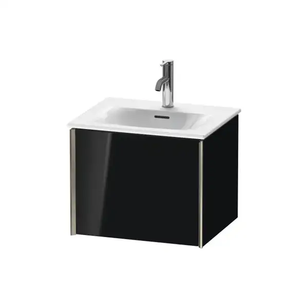 Тумба подвесная под раковину Duravit XViu 51 x 42 см, чёрный глянцевый (XV40310B140) фото 1 Aquada.com.ua Тумба подвесная под раковину Duravit XViu 51 x 42 см, чёрный глянцевый (XV40310B140) фото 1 Aquada.com.ua