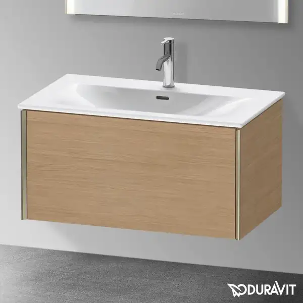 Тумба подвесная под раковину Duravit XViu 81 x 48 см, дуб европейский (XV40340B152) фото 2 Aquada.com.ua Тумба подвесная под раковину Duravit XViu 81 x 48 см, дуб европейский (XV40340B152) фото 2 Aquada.com.ua