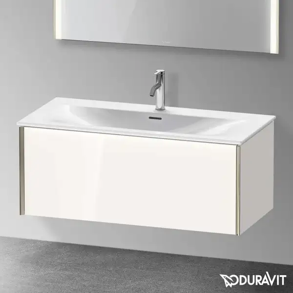 Тумба подвесная под раковину Duravit XViu 101 x 48 см, белый глянцевый (XV40350B122) фото 3 Aquada.com.ua Тумба подвесная под раковину Duravit XViu 101 x 48 см, белый глянцевый (XV40350B122) фото 3 Aquada.com.ua