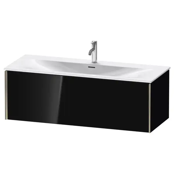 Тумба подвесная под раковину Duravit XViu 121 x 48 см, чёрный глянцевый (XV40360B140) фото 1 Aquada.com.ua Тумба подвесная под раковину Duravit XViu 121 x 48 см, чёрный глянцевый (XV40360B140) фото 1 Aquada.com.ua