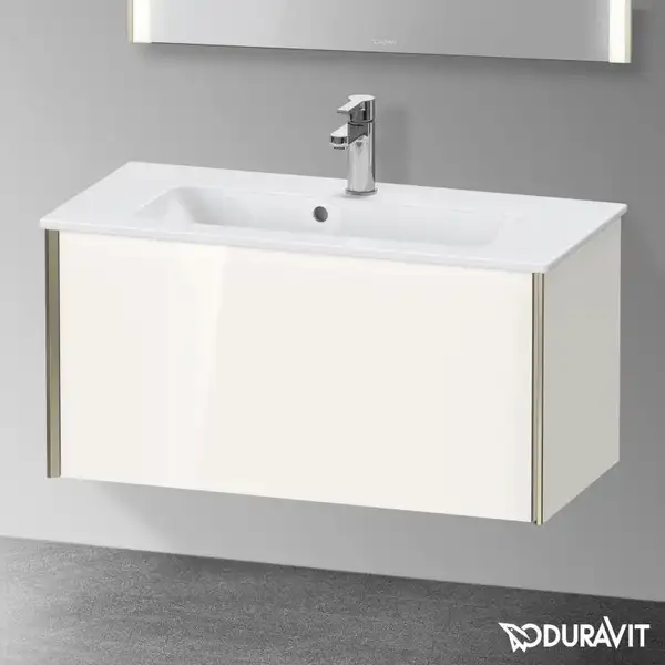 Тумба подвесная компакт, под раковину Duravit XViu 81 x 39 см, белый глянцевый (XV40790B122) фото 2 Aquada.com.ua Тумба подвесная компакт, под раковину Duravit XViu 81 x 39 см, белый глянцевый (XV40790B122) фото 2 Aquada.com.ua