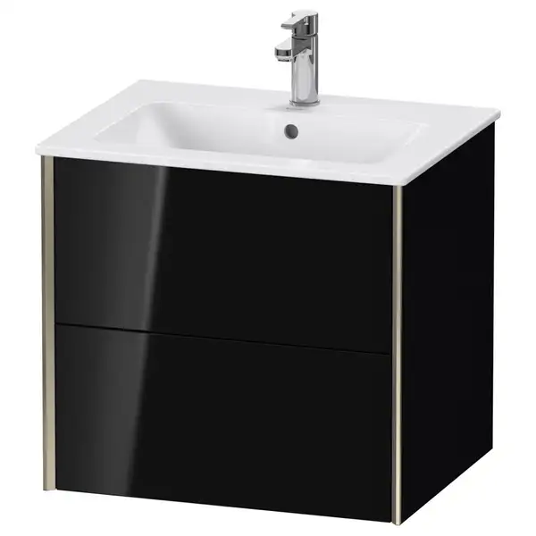 Тумба подвесная под раковину Duravit XViu 61 x 48 см, чёрный глянцевый (XV41250B140) фото 1 Aquada.com.ua Тумба подвесная под раковину Duravit XViu 61 x 48 см, чёрный глянцевый (XV41250B140) фото 1 Aquada.com.ua