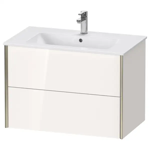 Тумба подвесная под раковину Duravit XViu 81 x 48 см, белый глянцевый (XV41260B122) фото 1 Aquada.com.ua