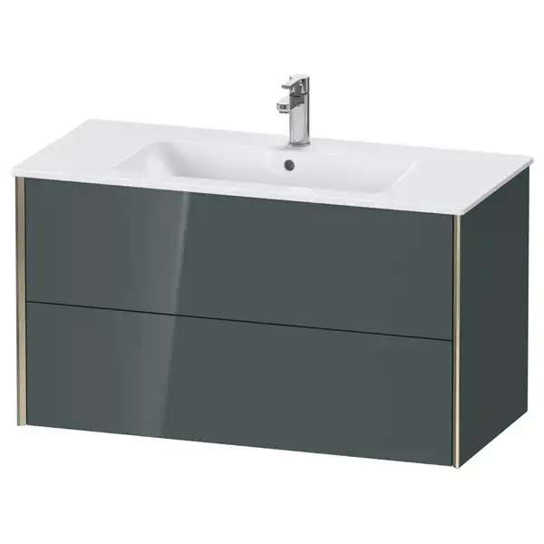 Тумба подвесная под раковину Duravit XViu 101 x 48 см, доломитово-серый глянцевый лак (XV41270B138) фото 1 Aquada.com.ua Тумба подвесная под раковину Duravit XViu 101 x 48 см, доломитово-серый глянцевый лак (XV41270B138) фото 1 Aquada.com.ua