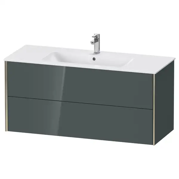 Тумба подвесная под раковину Duravit XViu 121 x 48 см, доломитово-серый глянцевый лак (XV41280B138) фото 1 Aquada.com.ua Тумба подвесная под раковину Duravit XViu 121 x 48 см, доломитово-серый глянцевый лак (XV41280B138) фото 1 Aquada.com.ua