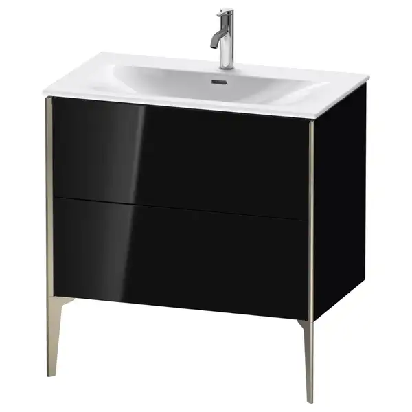 Тумба напольная под раковину Duravit XViu 81 x 48 см, чёрный глянцевый (XV43020B140) фото 1 Aquada.com.ua Тумба напольная под раковину Duravit XViu 81 x 48 см, чёрный глянцевый (XV43020B140) фото 1 Aquada.com.ua