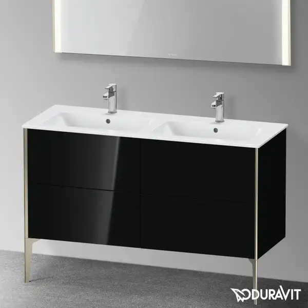Тумба напольная под раковину Duravit XViu 128 x 48 см, чёрный глянцевый (XV44850B140) фото 2 Aquada.com.ua Тумба напольная под раковину Duravit XViu 128 x 48 см, чёрный глянцевый (XV44850B140) фото 2 Aquada.com.ua