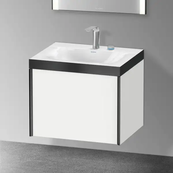 Тумба подвесная с раковиной c-bonded Duravit XViu 60 x 48 см, белый матовый (XV4609EB218P) фото 2 Aquada.com.ua Тумба подвесная с раковиной c-bonded Duravit XViu 60 x 48 см, белый матовый (XV4609EB218P) фото 2 Aquada.com.ua