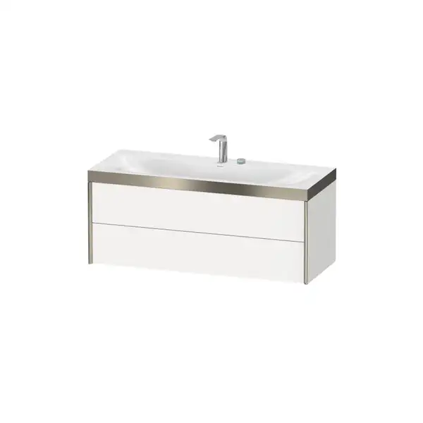 Тумба подвесная с раковиной c-bonded Duravit XViu 120 x 48 см, белый матовый (XV4617EB118P) фото 1 Aquada.com.ua Тумба подвесная с раковиной c-bonded Duravit XViu 120 x 48 см, белый матовый (XV4617EB118P) фото 1 Aquada.com.ua