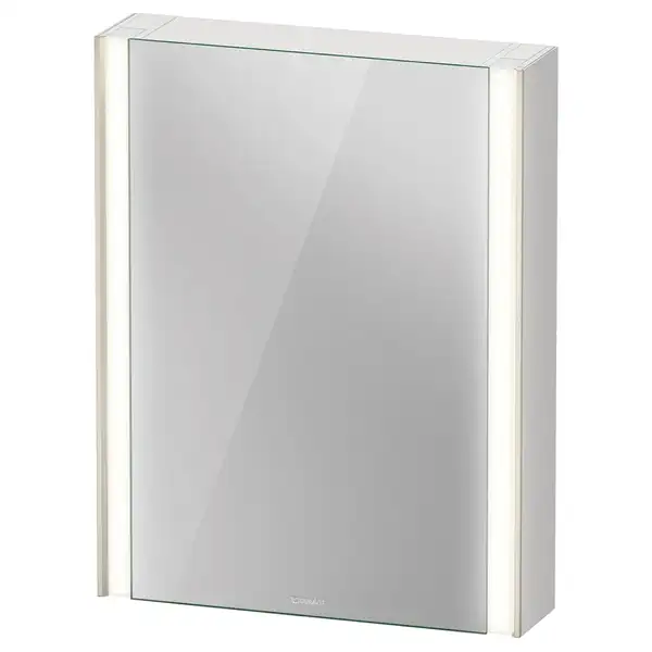 Зеркальный шкафчик с LED подсветкой Duravit XViu 62 х 15,6 х h80 см, версия «sensor» (XV7131LB1B1) фото 1 Aquada.com.ua