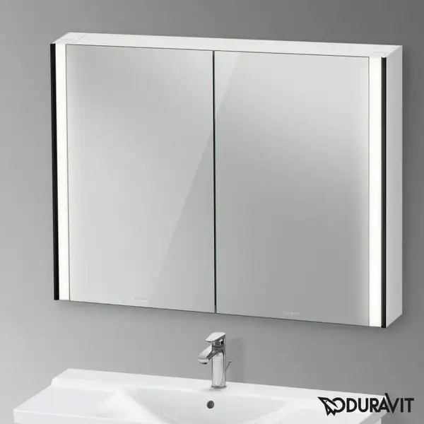 Зеркальный шкафчик с LED подсветкой Duravit XViu 102 х 15,6 х h80 см, версия «sensor» (XV71330B2B2) фото 2 Aquada.com.ua
