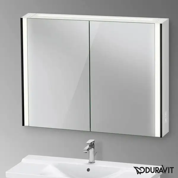 Зеркальный шкафчик с LED подсветкой Duravit XViu 102 х 15,6 х h80 см, версия «icon» (XV71430B2B2) фото 3 Aquada.com.ua