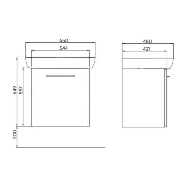 Тумба с умывальником Kolo Nova Pro 65 см M39025000 (M39025000) фото 2 Aquada.com.ua Тумба с умывальником Kolo Nova Pro 65 см M39025000 (M39025000) фото 2 Aquada.com.ua