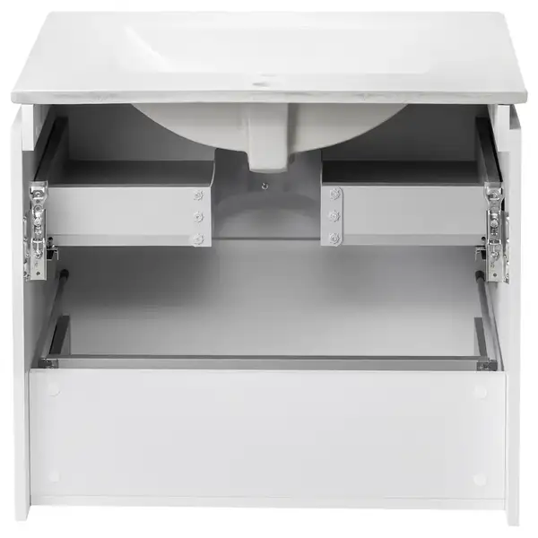 Тумба підвісна з умивальником Qtap Albatross QT0172TP700D3070CW (QT0172TP700D3070CW) фото 4 Aquada.com.ua