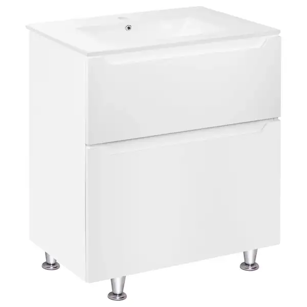 Тумба підлогова з умивальником Qtap Scorpio QT1471TNВ7013070CW (QT1471TNВ7013070CW) фото 1 Aquada.com.ua