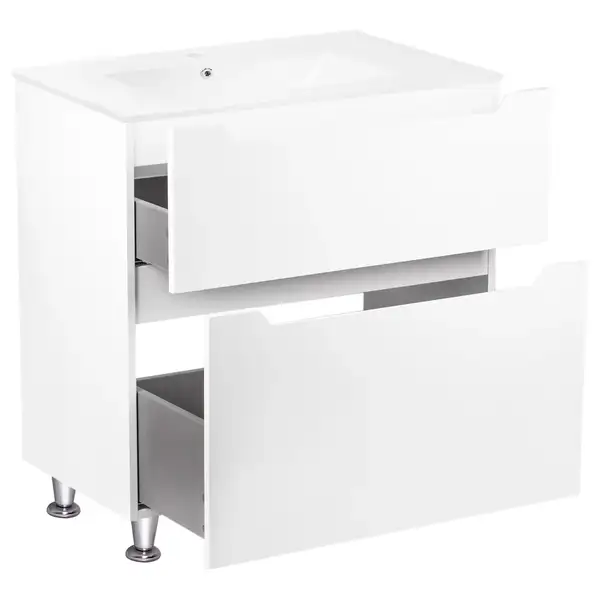 Тумба підлогова з умивальником Qtap Scorpio QT1471TNВ7013070CW (QT1471TNВ7013070CW) фото 3 Aquada.com.ua