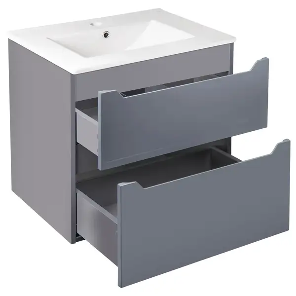 Тумба підвісна з умивальником Qtap Scorpio QT1472TPВ7023070CG (QT1472TPВ7023070CG) фото 4 Aquada.com.ua
