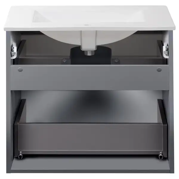 Тумба підвісна з умивальником Qtap Scorpio QT1472TPВ7023070CG (QT1472TPВ7023070CG) фото 8 Aquada.com.ua