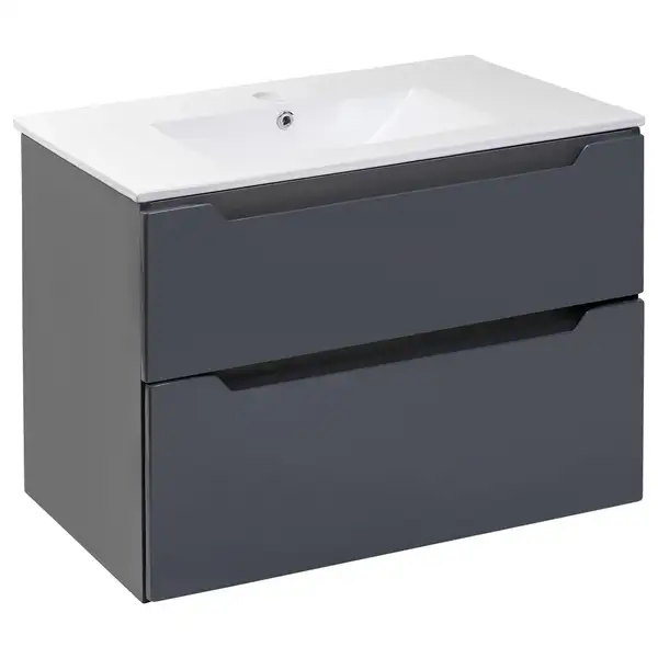 Тумба підвісна з умивальником Qtap Scorpio QT1472TPВ8023080CG (QT1472TPВ8023080CG) фото 1 Aquada.com.ua
