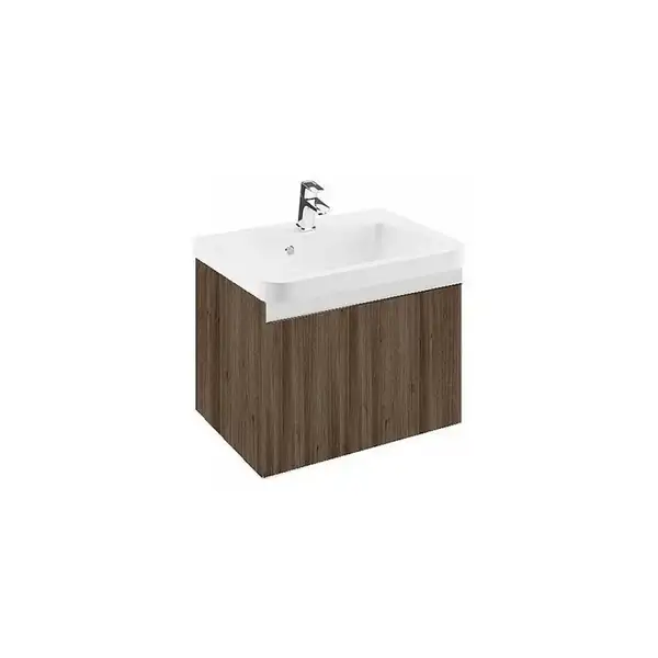 Тумба под раковину Ravak 10° 650х535х450 мм L темный орех (X000000747) фото 1 Aquada.com.ua Тумба под раковину Ravak 10° 650х535х450 мм L темный орех (X000000747) фото 1 Aquada.com.ua