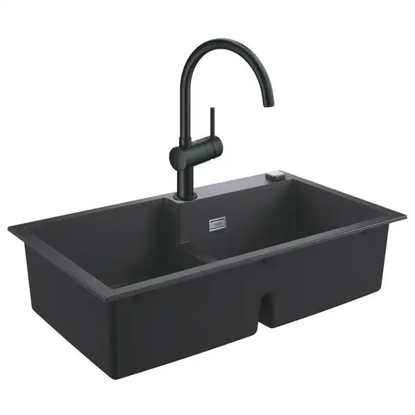 Набор Grohe мойка кухонная K500 31649AP0 + смеситель Minta 32917KS0 (31649AP032917KS0) Набор Grohe мойка кухонная K500 31649AP0 + смеситель Minta 32917KS0 (31649AP032917KS0)