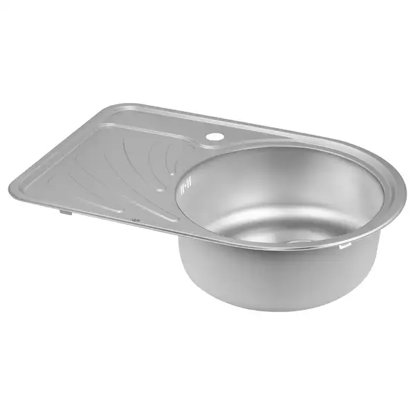 Кухонна мийка Qtap 6744R Micro Decor 0,8 мм (QT6744RMICDEC08) (QT6744RMICDEC08) фото 4 Aquada.com.ua