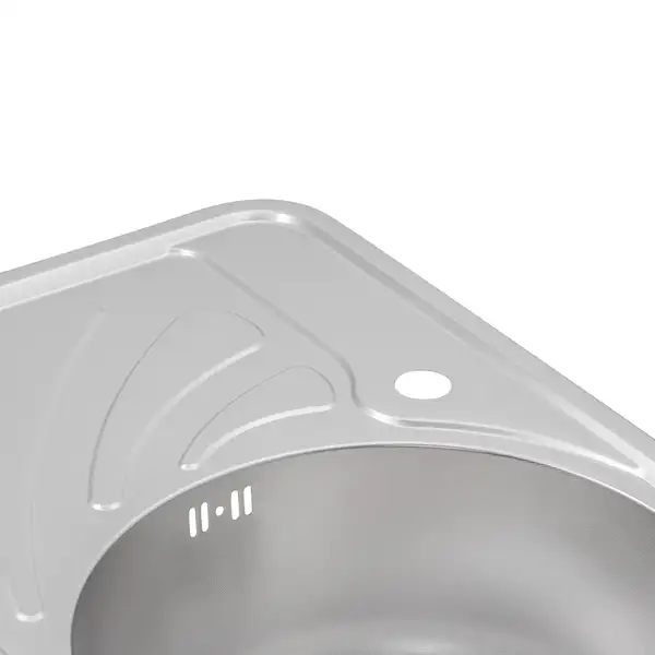 Кухонна мийка Qtap 6744R Micro Decor 0,8 мм (QT6744RMICDEC08) (QT6744RMICDEC08) фото 6 Aquada.com.ua