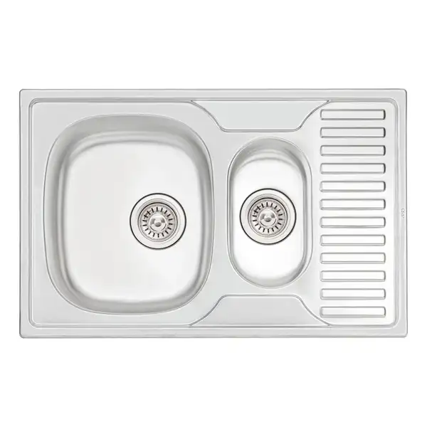 Кухонна мийка Qtap 7850-B Satin 0,8 мм (QT7850BSAT08) (QT7850BSAT08) фото 1 Aquada.com.ua Кухонна мийка Qtap 7850-B Satin 0,8 мм (QT7850BSAT08) (QT7850BSAT08) фото 1 Aquada.com.ua