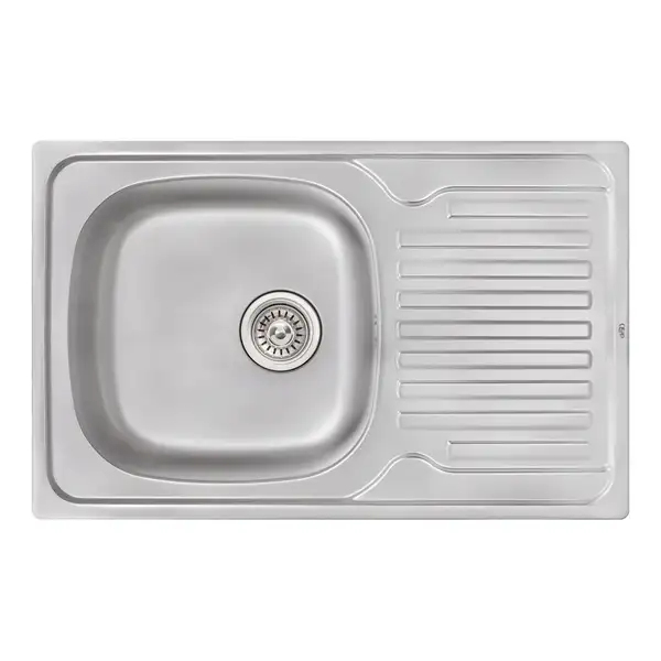 Кухонна мийка Qtap 7850 Satin 0,8 мм (QT7850SAT08) (QT7850SAT08) фото 1 Aquada.com.ua Кухонна мийка Qtap 7850 Satin 0,8 мм (QT7850SAT08) (QT7850SAT08) фото 1 Aquada.com.ua