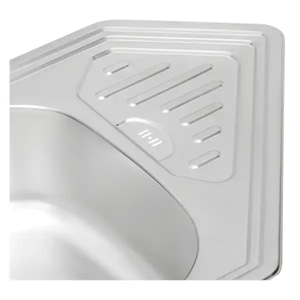 Кухонна мийка Qtap 9550 Satin 0,8 мм (QT9550SAT08) (QT9550SAT08) фото 6 Aquada.com.ua