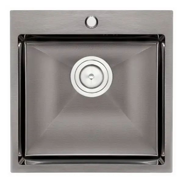 Кухонна мийка Qtap D5050BL Black 2.7/1.0 мм (QTD5050BLPVD10) (QTD5050BLPVD10) фото 1 Aquada.com.ua Кухонна мийка Qtap D5050BL Black 2.7/1.0 мм (QTD5050BLPVD10) (QTD5050BLPVD10) фото 1 Aquada.com.ua