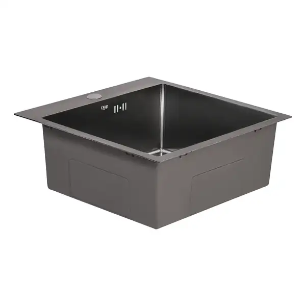 Кухонна мийка Qtap D5050BL Black 2.7/1.0 мм (QTD5050BLPVD10) (QTD5050BLPVD10) фото 4 Aquada.com.ua Кухонна мийка Qtap D5050BL Black 2.7/1.0 мм (QTD5050BLPVD10) (QTD5050BLPVD10) фото 4 Aquada.com.ua