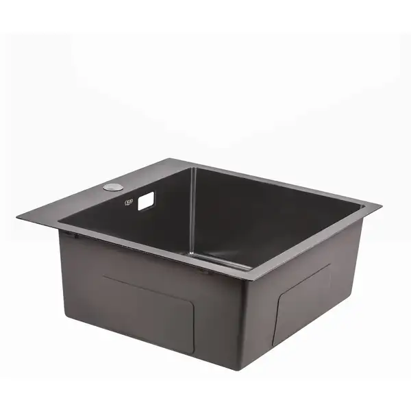 Кухонна мийка Qtap DK5050BL Black 2.7/1.0 мм (QTDK5050BLPVD2710) (QTDK5050BLPVD2710) фото 4 Aquada.com.ua