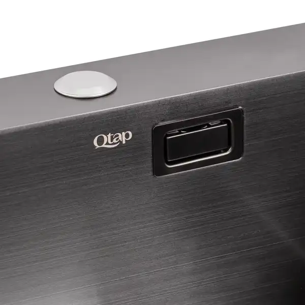 Кухонна мийка Qtap DK5050BL Black 2.7/1.0 мм (QTDK5050BLPVD2710) (QTDK5050BLPVD2710) фото 6 Aquada.com.ua