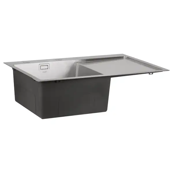 Набір 3 в 1 Qtap кухонна мийка DK6845L 3.0/1.2 мм Satin + сушарка + дозатор для миючого засобу (QTDK6845LSET3012) фото 4 Aquada.com.ua