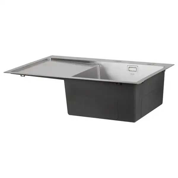 Набір 3 в 1 Qtap кухонна мийка DK6845R 3.0/1.2 мм Satin + сушарка + дозатор для миючого засобу (QTDK6845RSET3012) фото 4 Aquada.com.ua