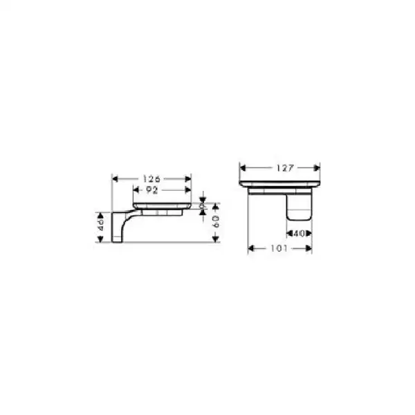 Мыльница Hansgrohe Axor URQUIOLA 424330001 фото 2 Aquada.com.ua Мыльница Hansgrohe Axor URQUIOLA 424330001 фото 2 Aquada.com.ua