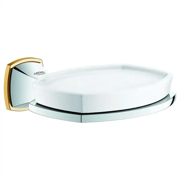 GROHE Керамічна мильниця з тримачем Grandera (40628IG0) (40628IG0) фото 2 Aquada.com.ua