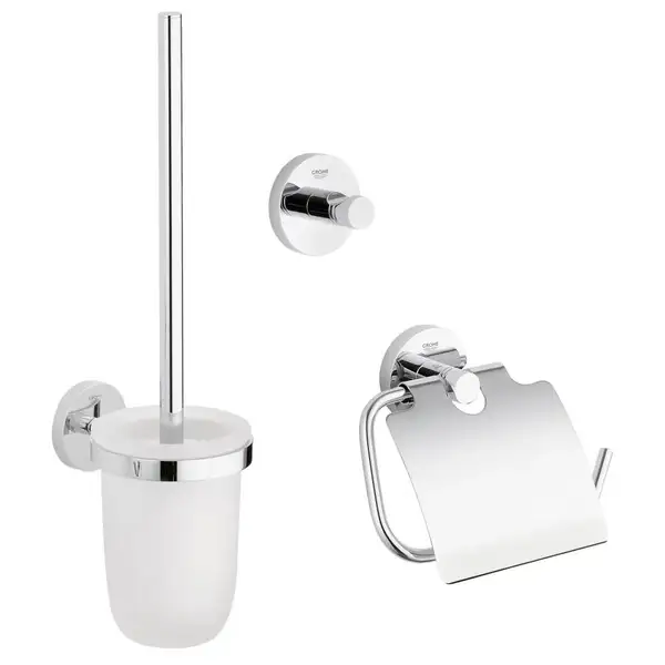Набір аксесуарів 3 в 1 Grohe Essentials New (40407001) Набір аксесуарів 3 в 1 Grohe Essentials New (40407001)