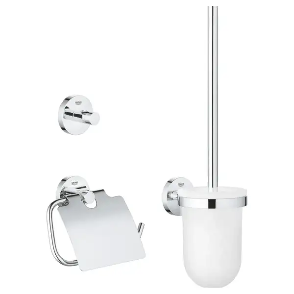 Набір аксесуарів 3 в 1 Grohe Essentials New (40407001) Набір аксесуарів 3 в 1 Grohe Essentials New (40407001)