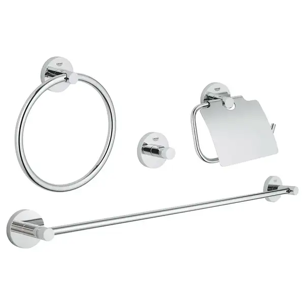 Набір аксесуарів 4 в 1 Grohe Essentials New (40776001) Набір аксесуарів 4 в 1 Grohe Essentials New (40776001)