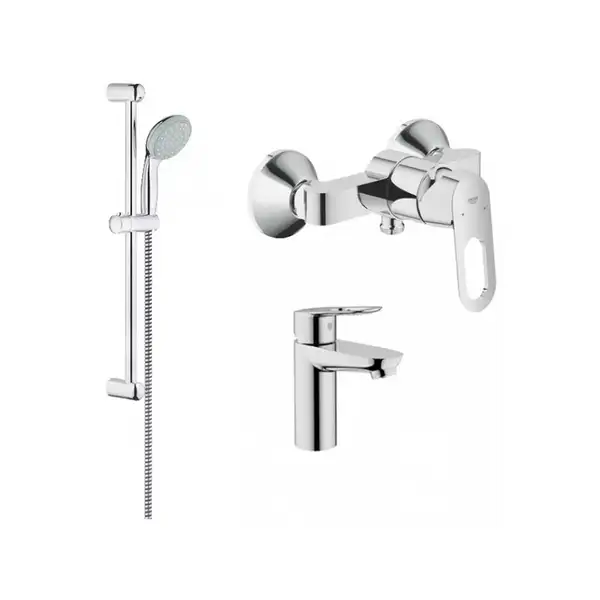 Комплект змішувачів Grohe BauLoop для душа, хром (123220S)