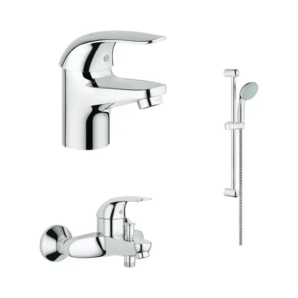 GROHE Набор смесителей Euroeco (124428) фото 1 Aquada.com.ua GROHE Набор смесителей Euroeco (124428) фото 1 Aquada.com.ua