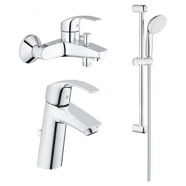 Набір змішувачів Grohe Eurosmart (124458) Набір змішувачів Grohe Eurosmart (124458)